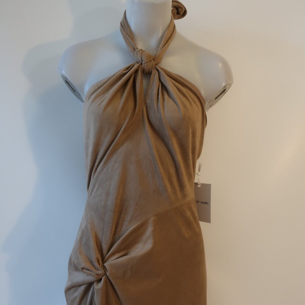 Ronny Kobo Collection Tan Maxi Dress - Picture 5 of 15